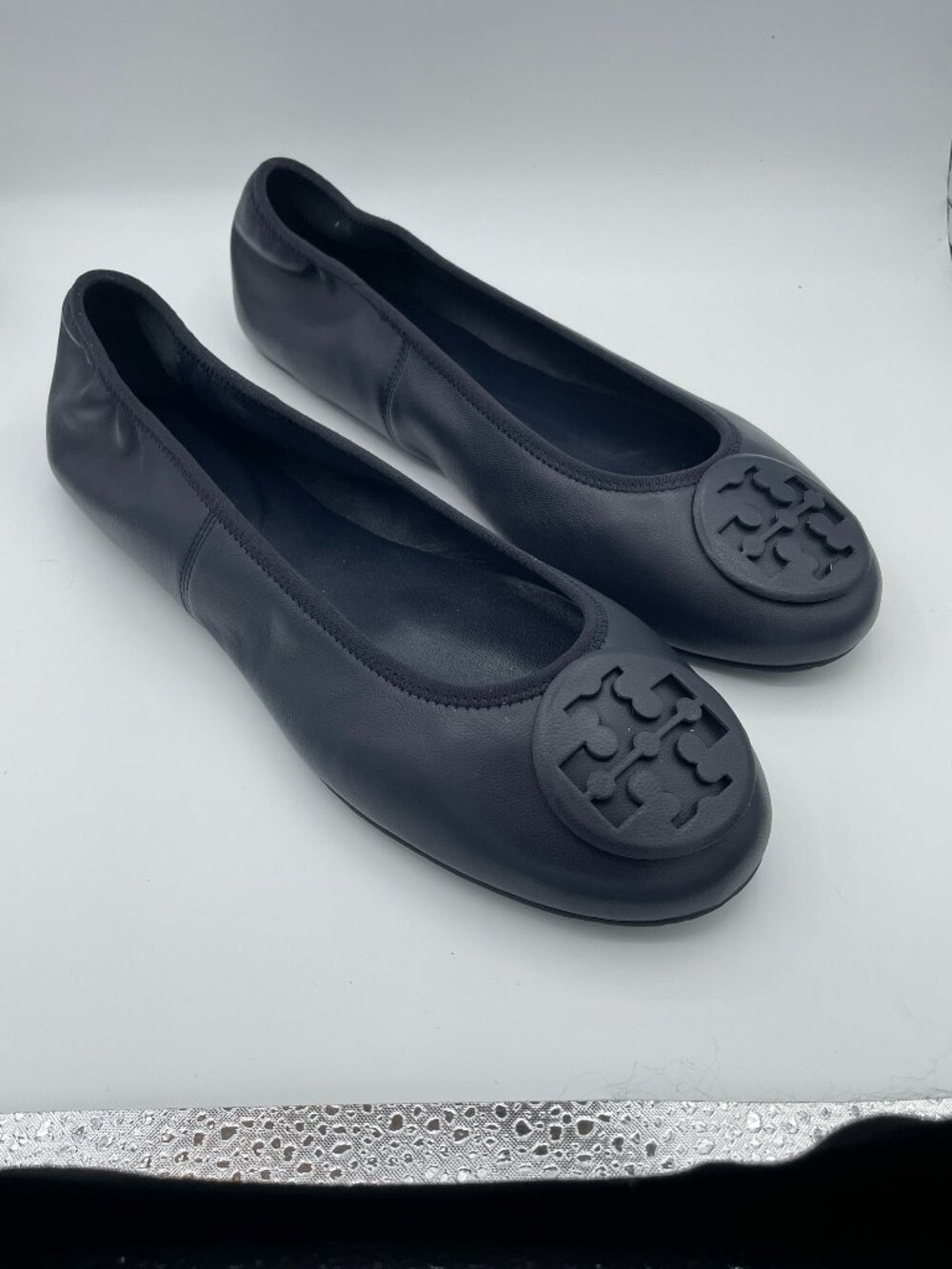 Tory Burch Reva Travel Ballet Size 10
